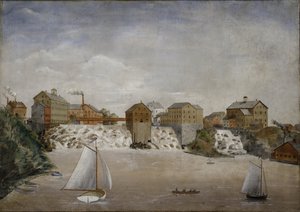 شلالات Vergennes ، c.1875-76 بواسطة SH واشبورن